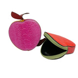 Ostrich Shin Apple Coin Pouch