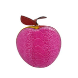 Ostrich Shin Apple Coin Pouch